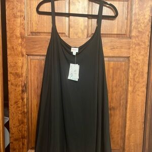 LuLaRoe Black Relaxed Lynn Romper Dress